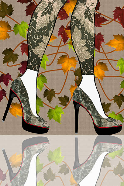 istock Stiletto heel - Women's shoe - Vine 638943448