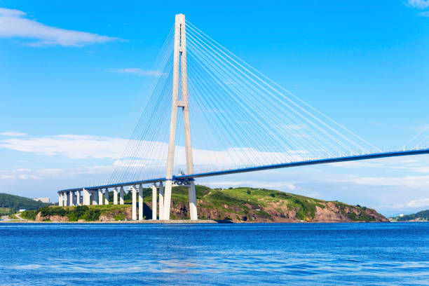 istock Russky Russian Bridge, Vladivostok 638945740