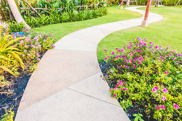 istock Footpath to the garden 638947380
