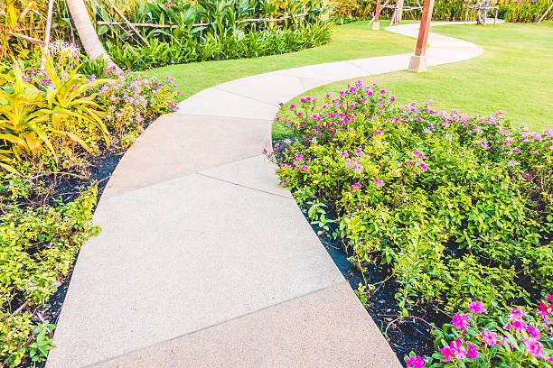istock Footpath to the garden 638947452