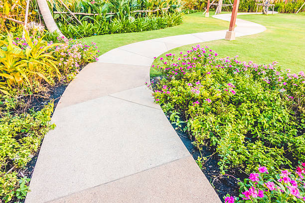 istock Footpath to the garden 638947512