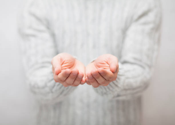 istock Open hands. Holding, giving, showing concept. 638951458