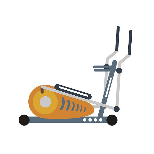 トレッドミルベクトルイラスト。 - treadmill exercise machine isolated exercising点のイラスト素材／クリップアート素材／マンガ素材／アイコン素材