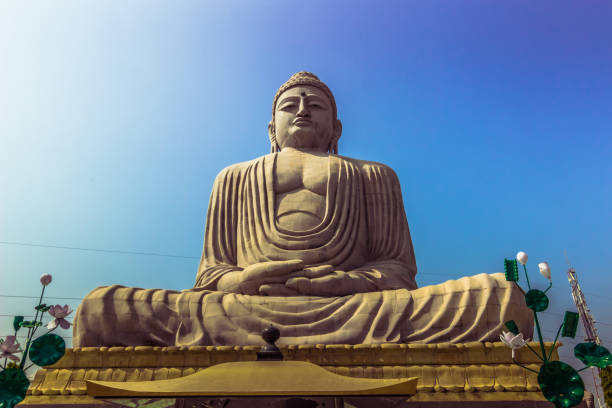 istock October 30, 2014: The Great Buddha statue in Bodhgaya, India 638953000