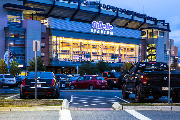 gillette-footballstadion - verwaltungsbezirk norfolk county stock-fotos und bilder