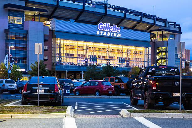 Gillette Stadium stock photo