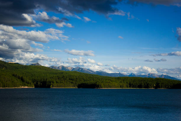 istock Beautiful lake, sky and clouds 638953366