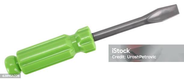 Toy Screwdriver Stock Photo - Download Image Now - Screwdriver, Toy, Cut Out