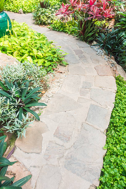 istock Footpath to the garden 638957826