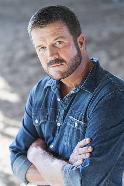 istock Face of mature man in his 50s with serious expression 638962948