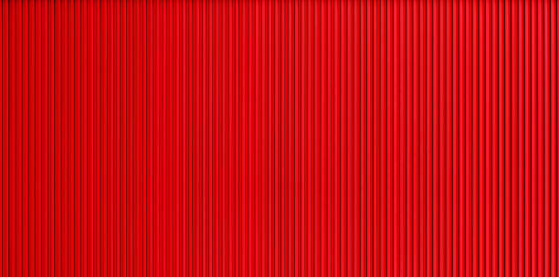 czerwona tekstura ściany z tektury falistej - corrugated iron zdjęcia i obrazy z banku zdjęć