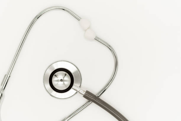 istock Stethoscope equipment for doctor on white 638965738