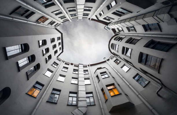 istock Courtyard well in Saint Petersburg 638966820