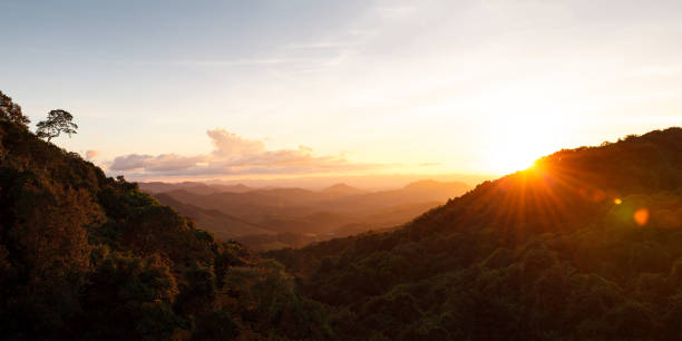 istock Landscape. mountain during sunset in Mae Hong Son,Thailand 638969132