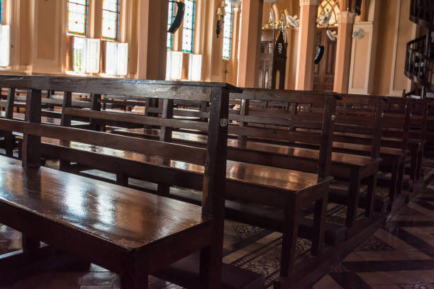 istock seating in church , Chantaburi, Thailand 638969836