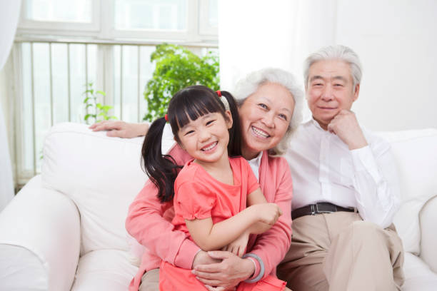 istock Senior couple with granddaughter 638974282