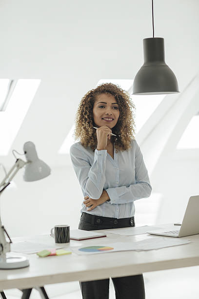 istock Latina Businesswoman Working In Her Office 638977654