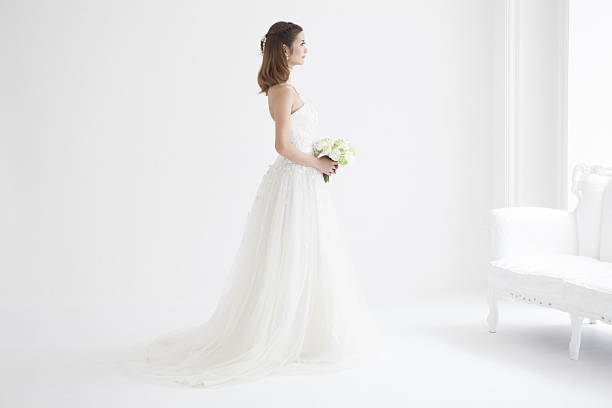istock The bride has a bouquet of flowers. 638988704