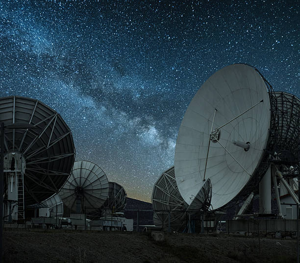 istock Antennas under the milky way 638992286