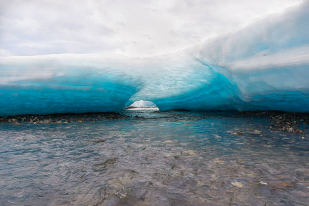 istock Melting ice on the creek 638993016