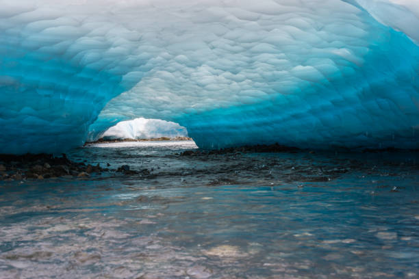 istock Melting ice on the creek 638993126