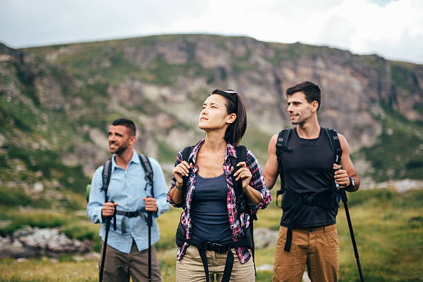 istock Friends hiking in the mountain 638994260