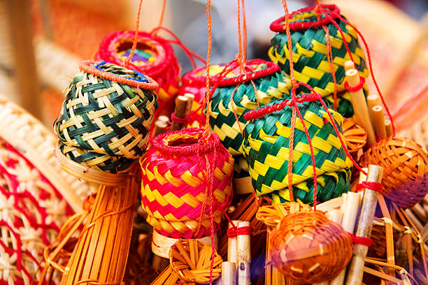 istock Thai traditional rice box It is called Kratib 638994540