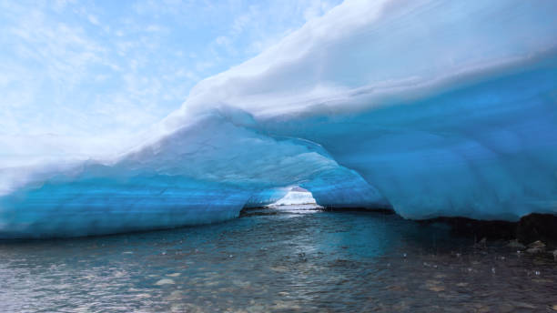 istock Melting ice on the creek 638994916