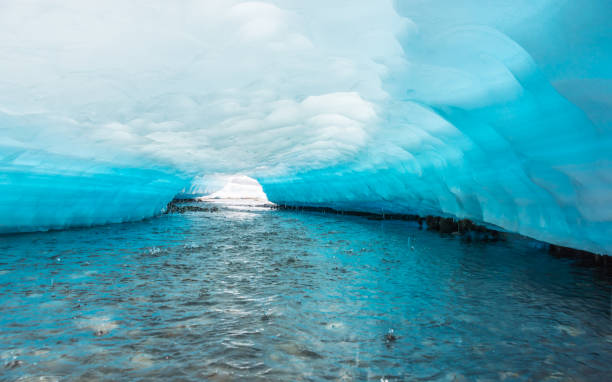 istock Melting ice on the creek 638994974