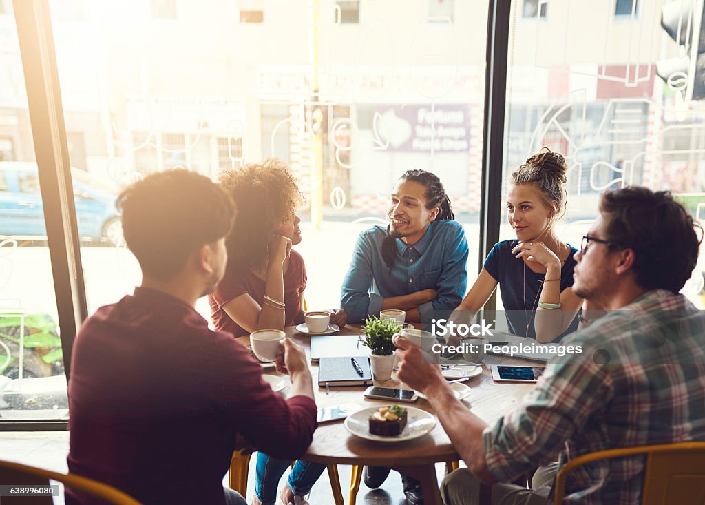 Group Break Time Time For A Team Coffee Break Stock Photo - Download Image Now - 20-29 ...