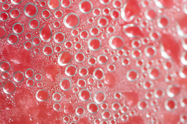 istock Water droplets on the watermelon background. Detailed closeup. Abstract texture. 638997728