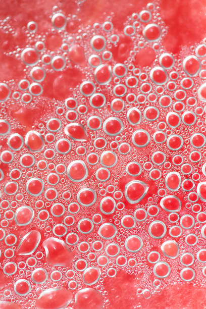 istock Water droplets on the watermelon background. Detailed closeup. Abstract texture. 638998024