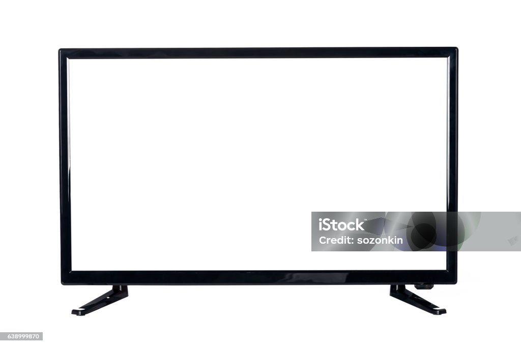 Lcd Front View Model Front View Of Modern Blank High Definition Lcd Stock Illustration ...