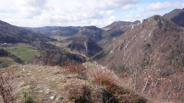 istock Barren hill valley in autumn 638999956
