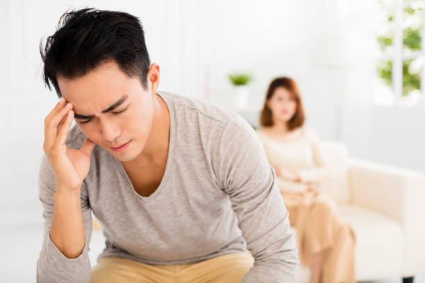 istock Quarrel between husband and wife 639000670