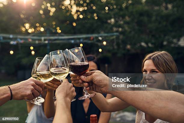 Wine A Little Itll Make You Feel Better Stock Photo - Download Image Now - Celebratory Toast, Wine, Wineglass