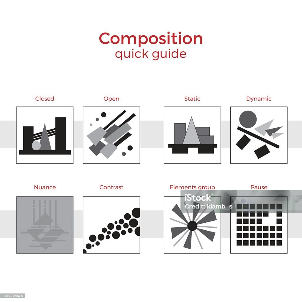 Composition Quick Guide Vector Illustration Stock Illustration ...