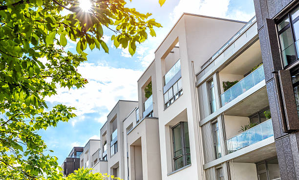 istock Modern complex of apartment buildings 639005630