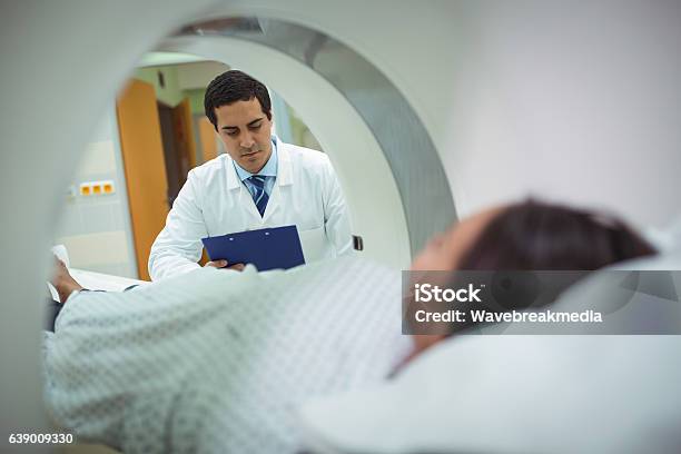 Patient Undergoing Ct Scan Test Stock Photo - Download Image Now - MRI Scanner, MRI Scan, Oncology