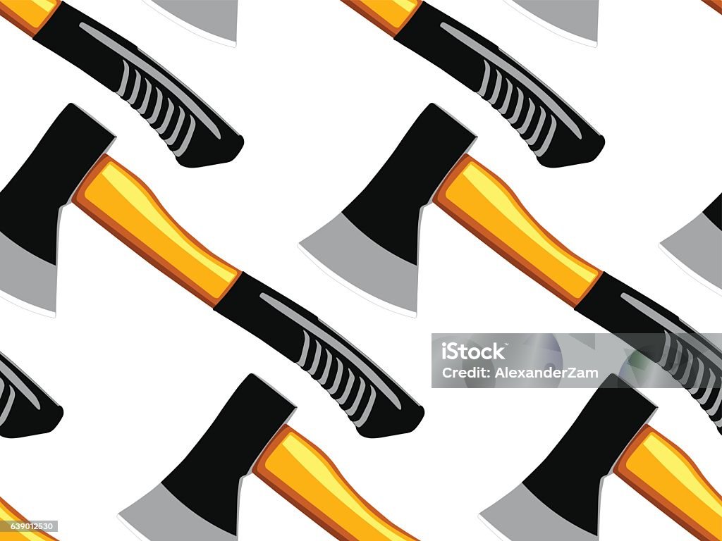 Axe Pattern Design Ax Seamless Pattern Stock Illustration - Download Image Now - Axe ...
