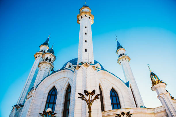 istock Kul Sharif mosque in Kazan Kremlin under clouds summer 639013220