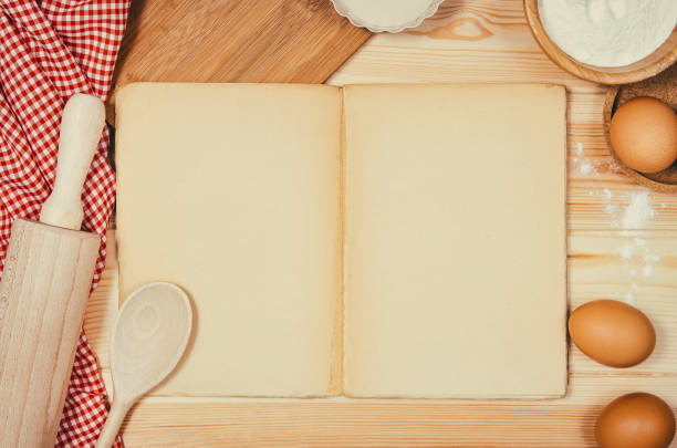 istock Baking or pizza ingredients top view on wooden background 639016026