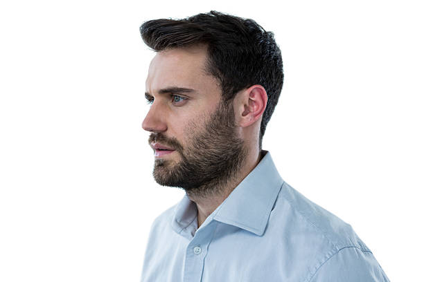 istock Handsome man listening to headphones 639025638