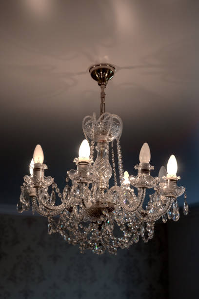 istock crystal chandelier hangs from the ceiling 639032848