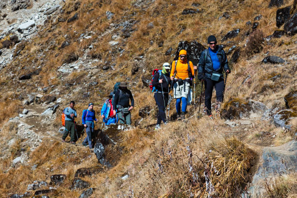 istock Diverse Group of People on Hike in Himalaya Mountains 639034620