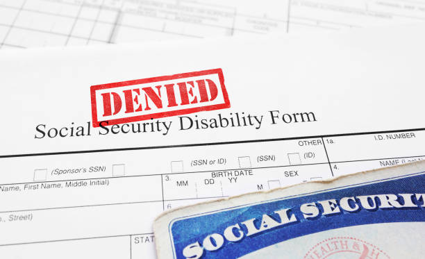 社会保障障害申請の拒否 - social security ストックフォトと画像