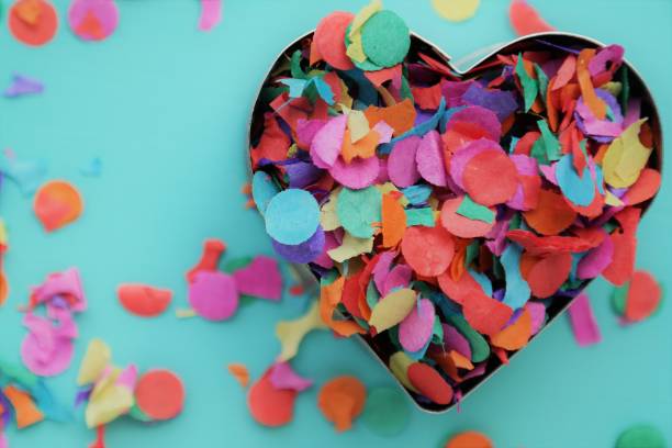 istock valentine, heart filled with confetti 639039472
