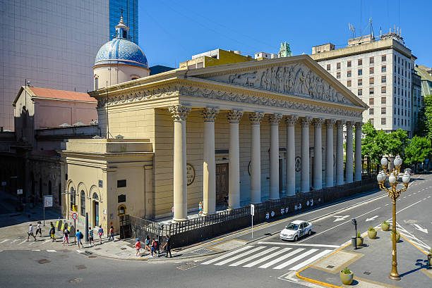 Buenos Aires Metropolitan Cathedral stock photo