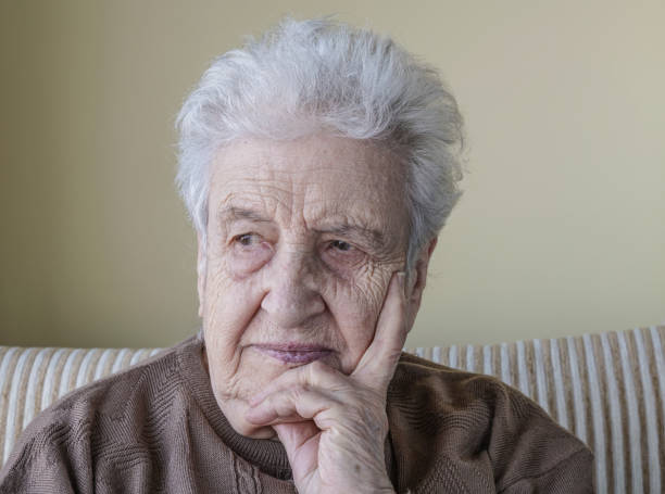 istock senior woman thinking 639043084