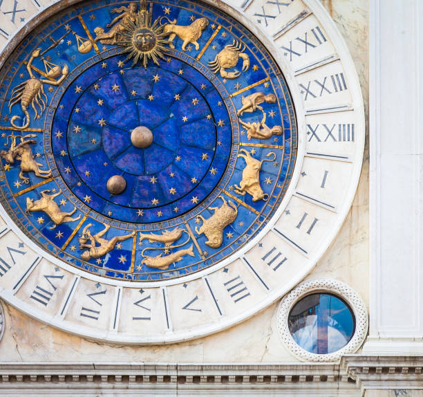 istock Venice, Italy - St Mark's Clocktower detail 639044386